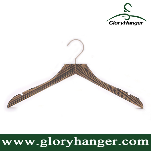 Fashion Wooden Clothing Hangers for Woman Shirt Display (GLWH023)