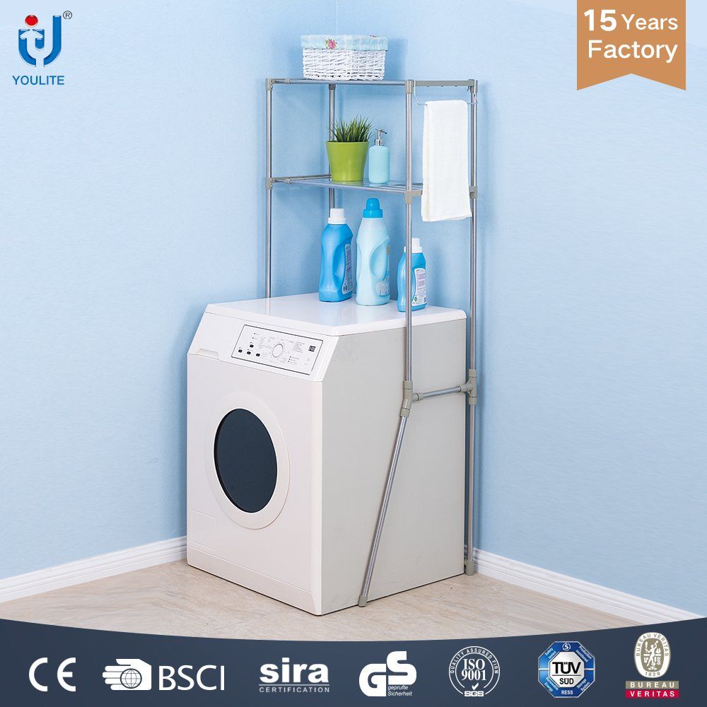 Two Layer Washing Machine Shelf