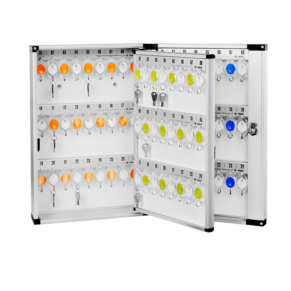 Metal Key Box for 96 Keys Storage with Security Lock