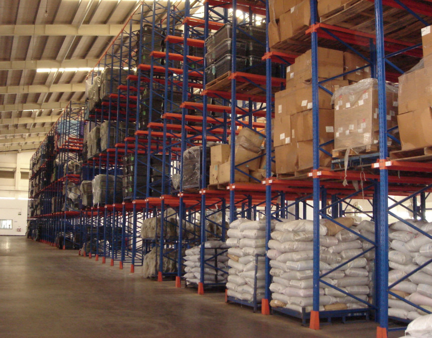 Drive in Drive Thru Warehouse Storage Pallet Racking