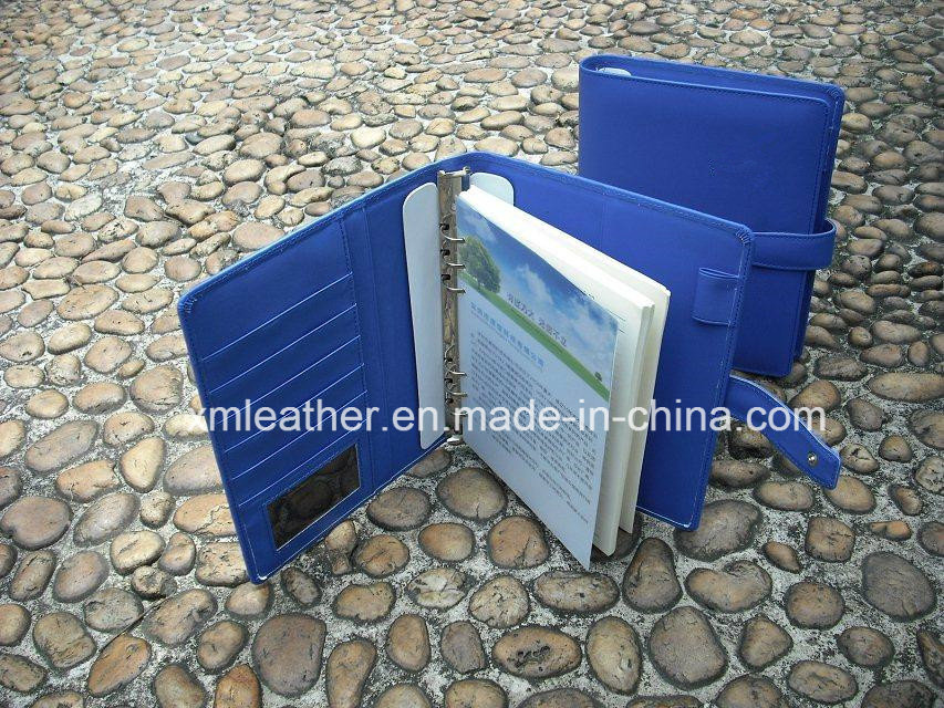 New Fashion Leather Document Folder Ring Binder Conference Holder