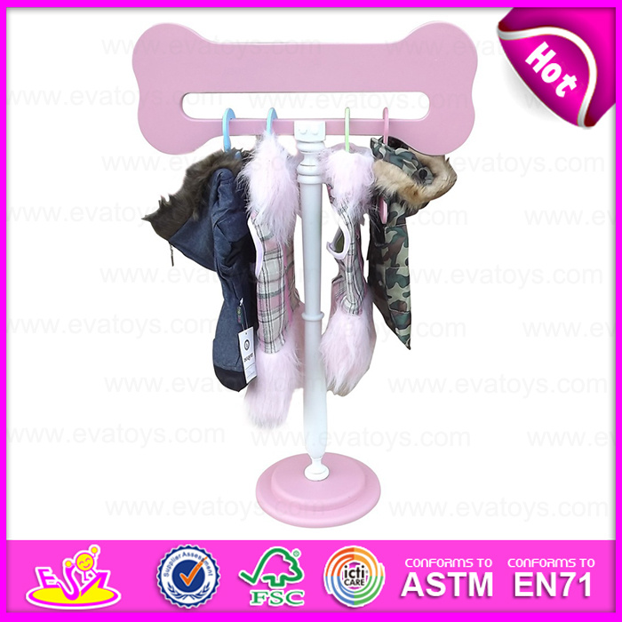2015 Pet Clothes Hangers, New Pet Dog Products Pet Clothes Hanger, Hot Sale Colorful Clip Pet Clothes Hanger at Household W06f009A
