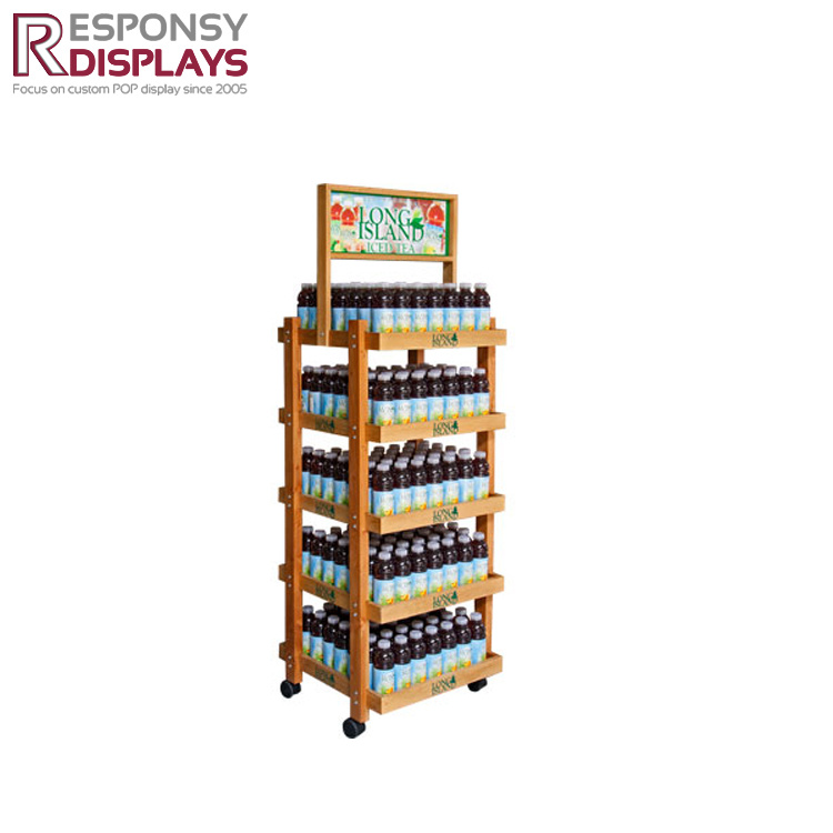 Shop Fruit Juice Machines Soft Drink Dispenser Display Shelf