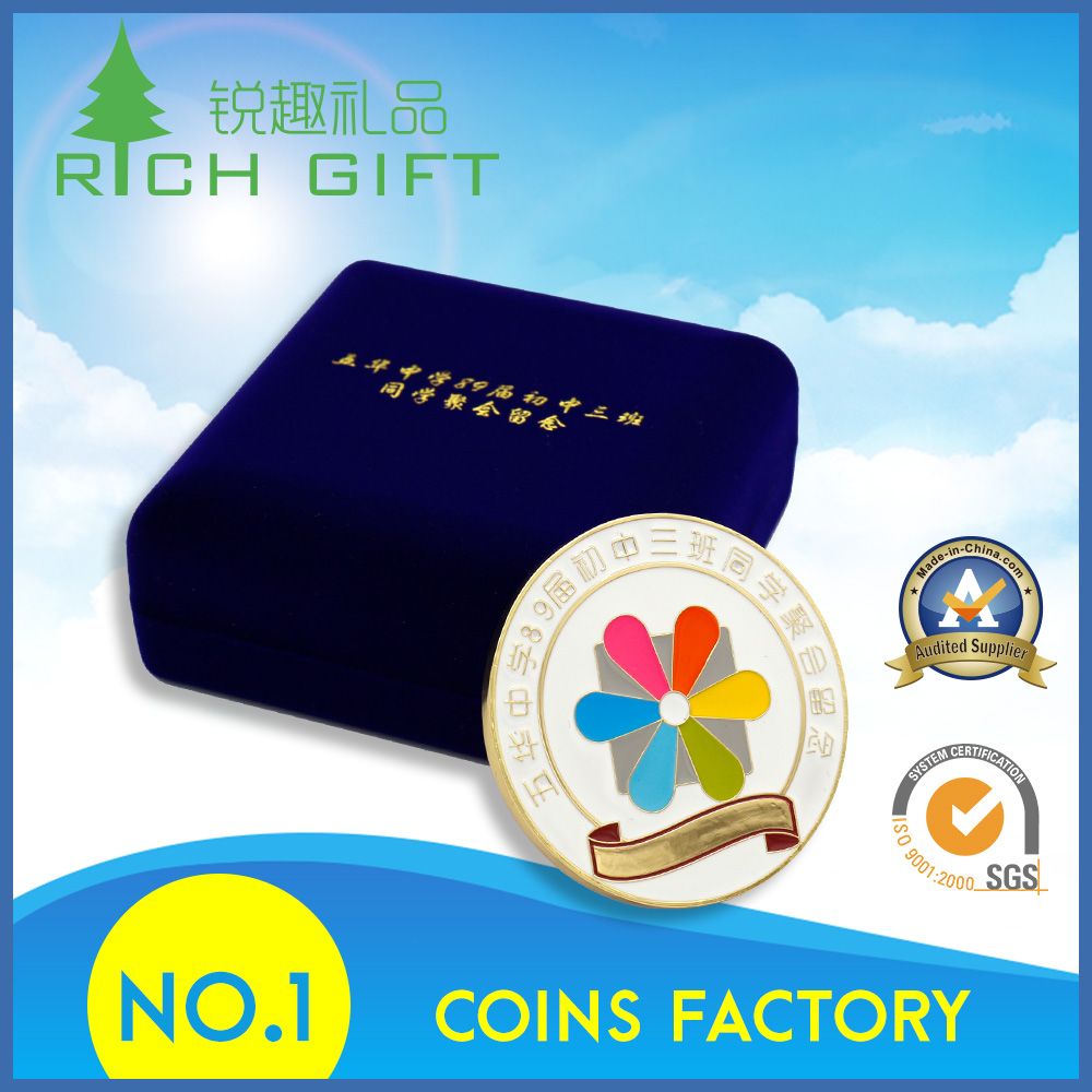 Custom Metal Military Medal Army Souvenir Medallion with Gift Box