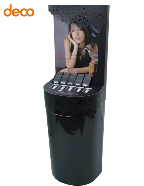 Hot Sale Cosmetic Corrugated Display Stands, Display Rack