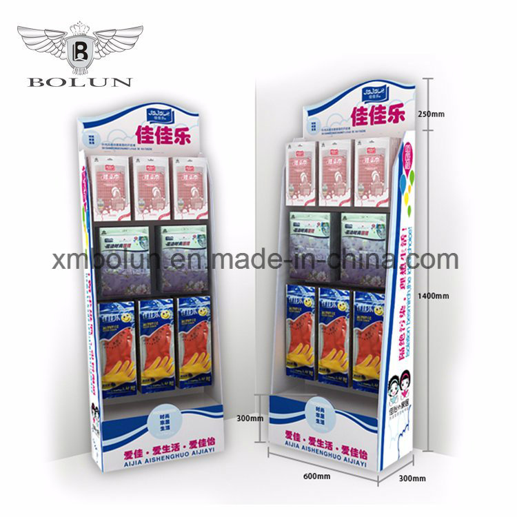 Hot Sale Customized Retail Cardboard Corrugated Floor Display Stand