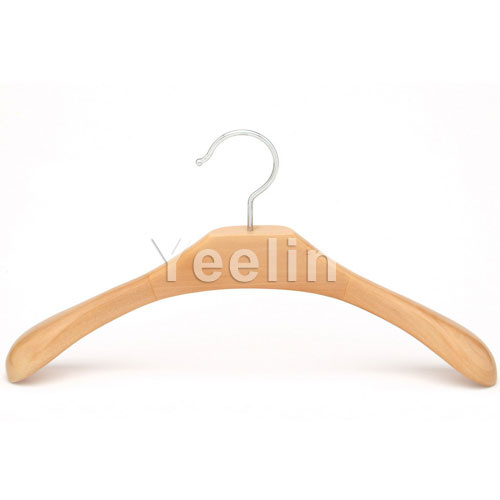 Extra Wide Rounded Wood Coat Hanger Wholesale (200-8253)