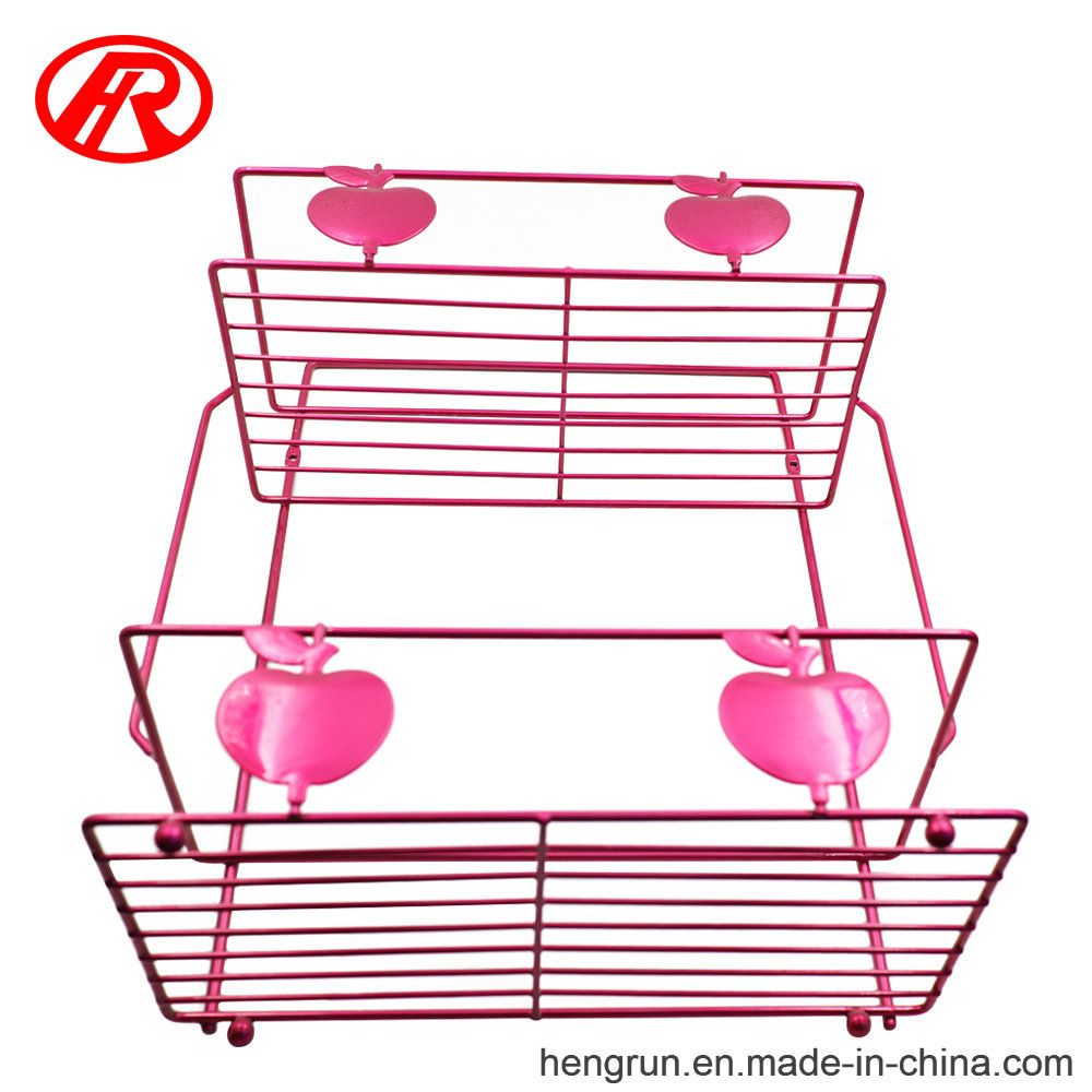 Stainless Steel 2-Tiers Bathroom Corner Organizer