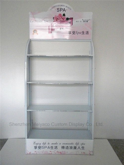 Store Retail Floor Standing SPA Supplies Matel Display Rack