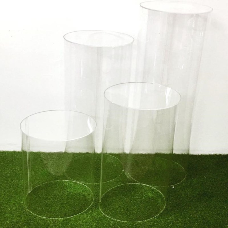 Transparent Acrylic Display Plinth Acrylic Lucite Pedestal Plinth