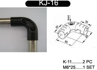 90-Degree Two Perpendicular Pipe Metal Joint