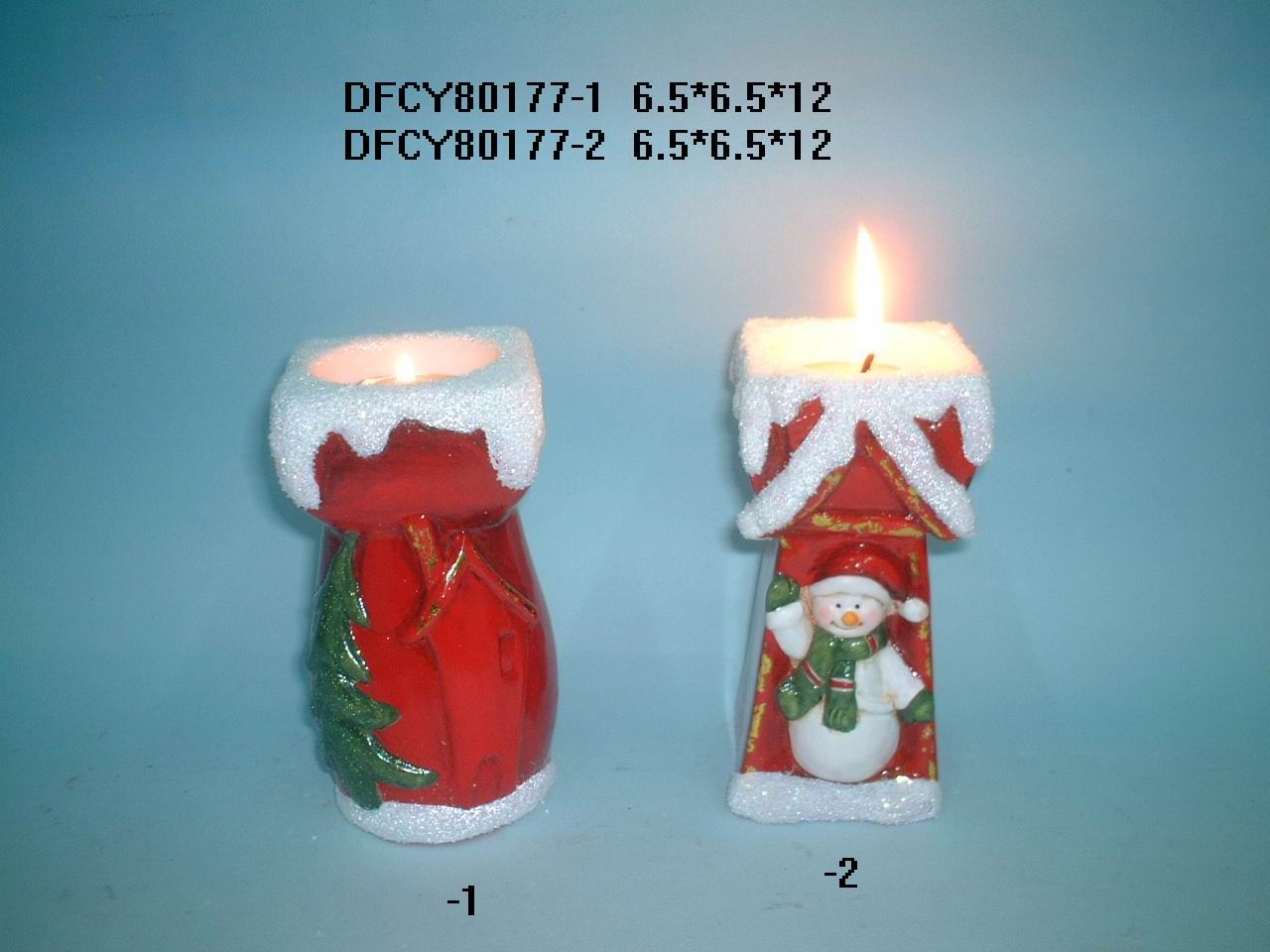 Quality Christmas Decoration Ceramic Candle Holder
