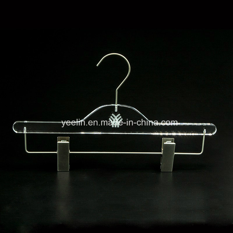 Customized Logo Luxury Acrylic Clothes Hangers (YL-ya01)