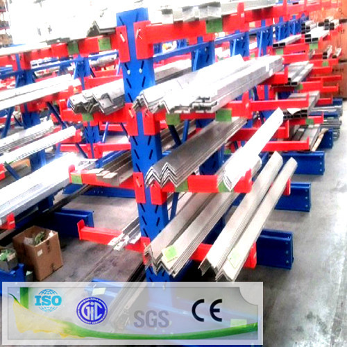 Cantilever Warehouse Metal Storage Racking with Double Arm