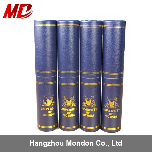 Scroll Holders for Graduation Certificate with Gold Foil Stamping