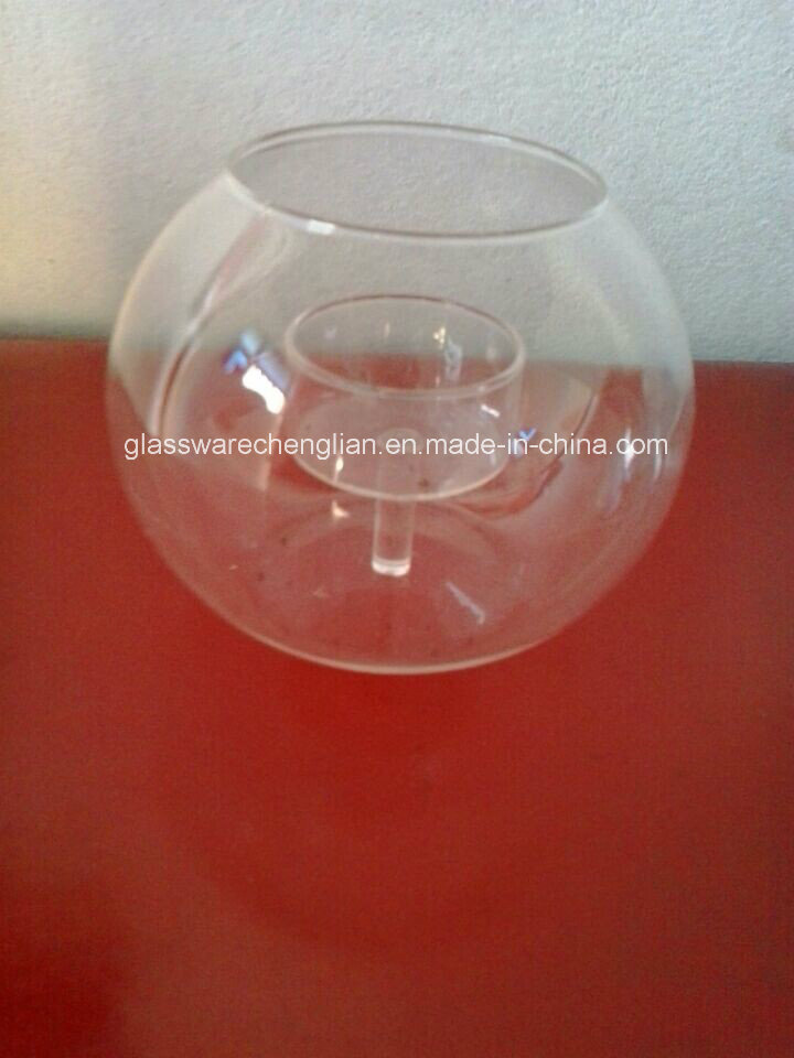 High Borosilicate Glass Candle Holder (ZT-36A)