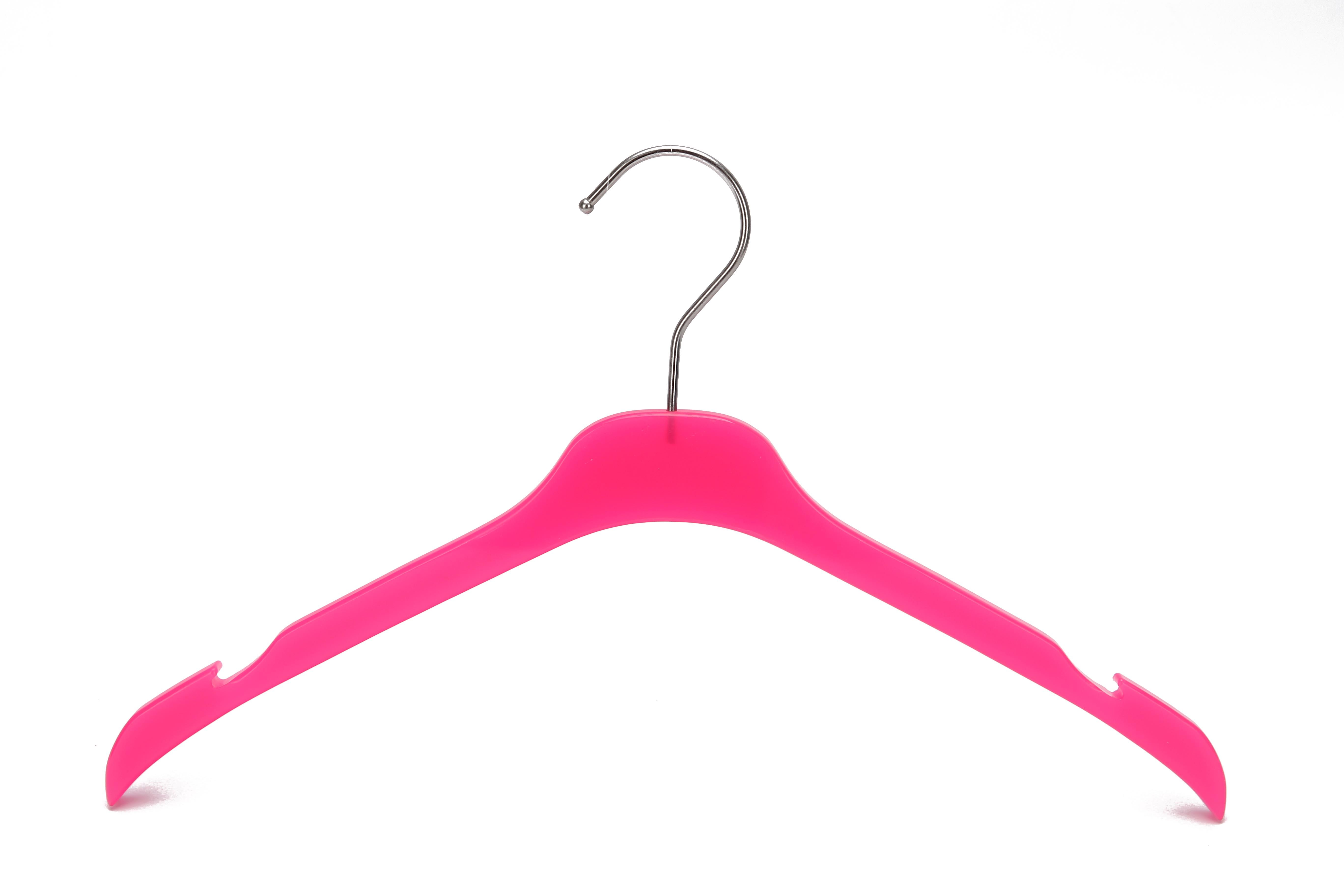Cheap White Plastic Children Clothes Hanger H&M Plastic Skirt Hangers