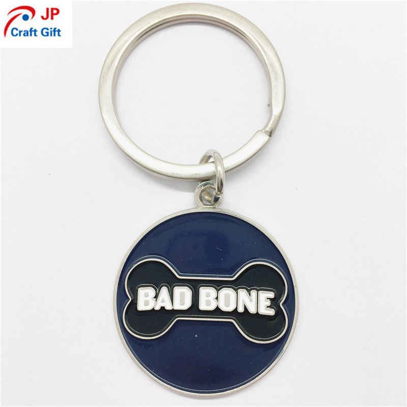Customized Hot Sale Bad Bone Pattern Keychain