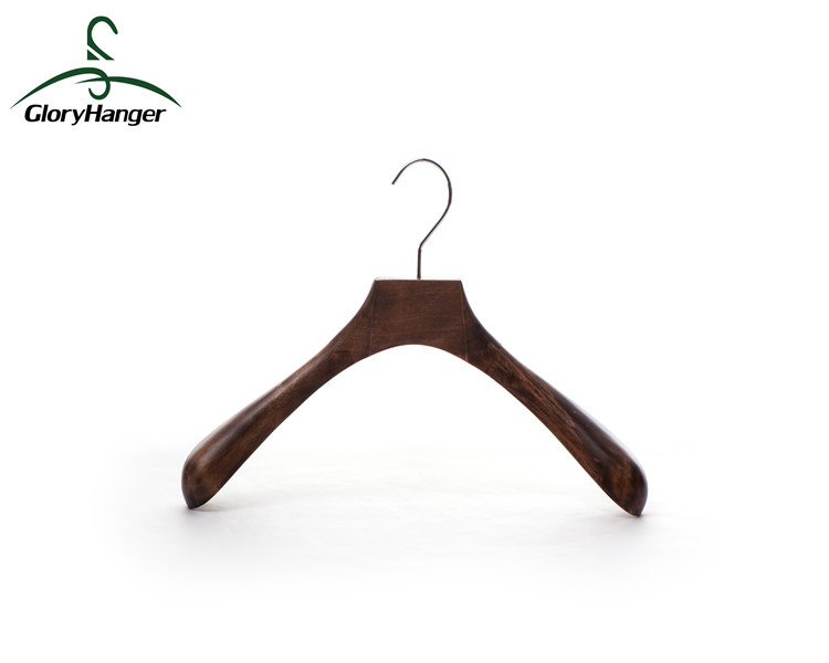 Rubber Finishing Coat Rack, High Quality Display Wooden Cloth Hanger Rack