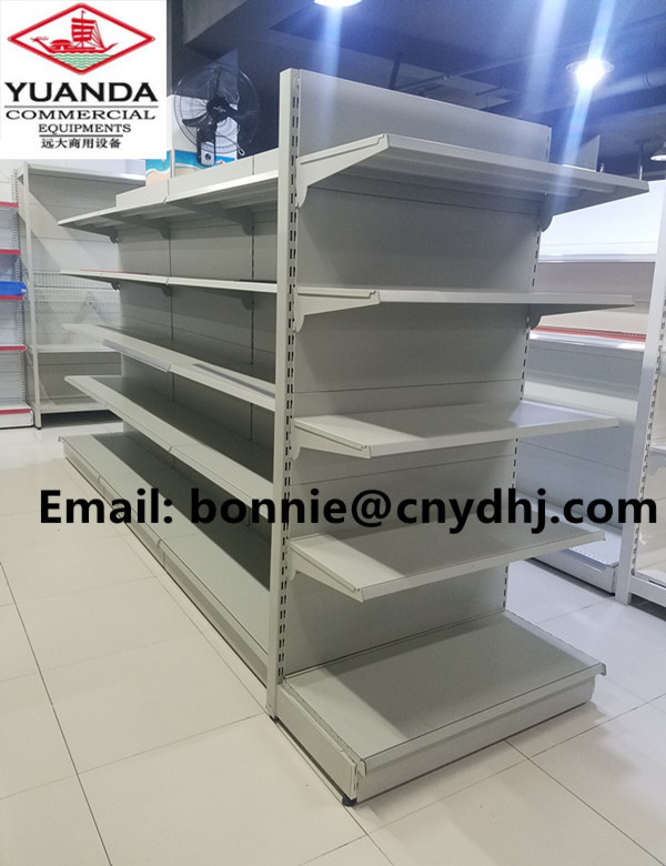Customized Supermarket Gondola Display Shelf