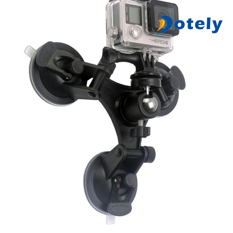 Triple Cup DSLR Camera Suction Mount