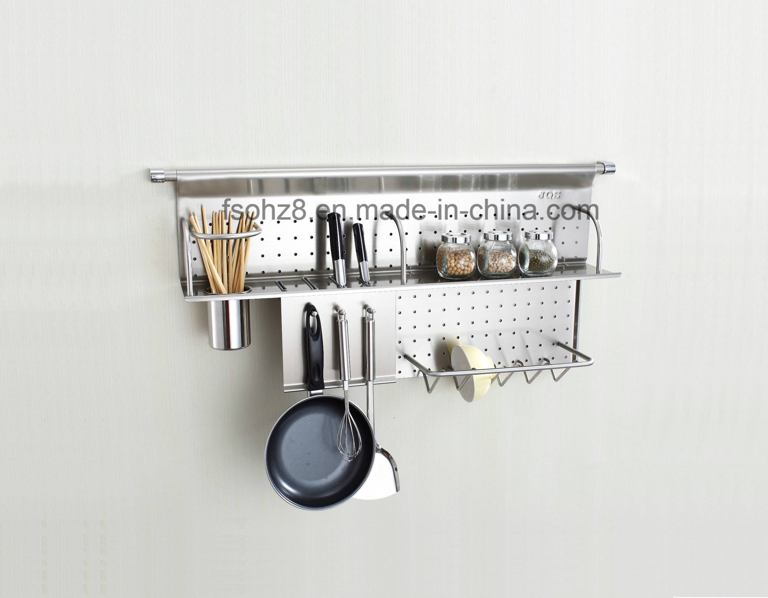 Kitchen Assistant Stainless Seasoning Rack and Knife Holder (346)
