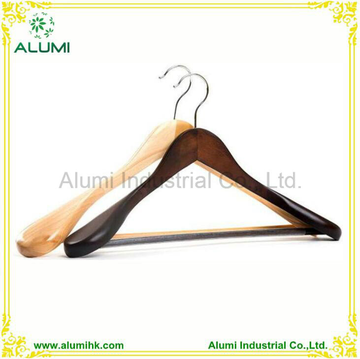 Hotel Wooden Coat Hanger Broad Shoulder Hanger Dutch Wood