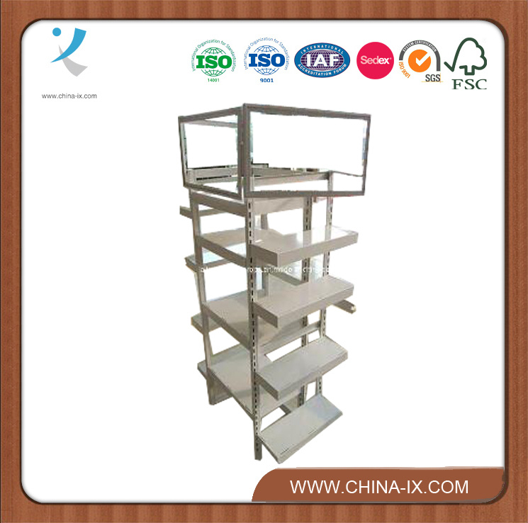 Wood and Metal Display Rack for Retail Show