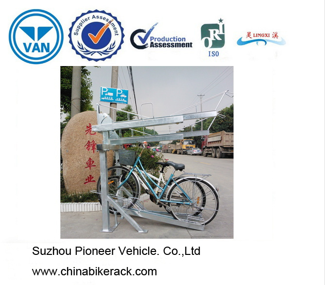 Good Quality Two-Deck Garage Bike Rack