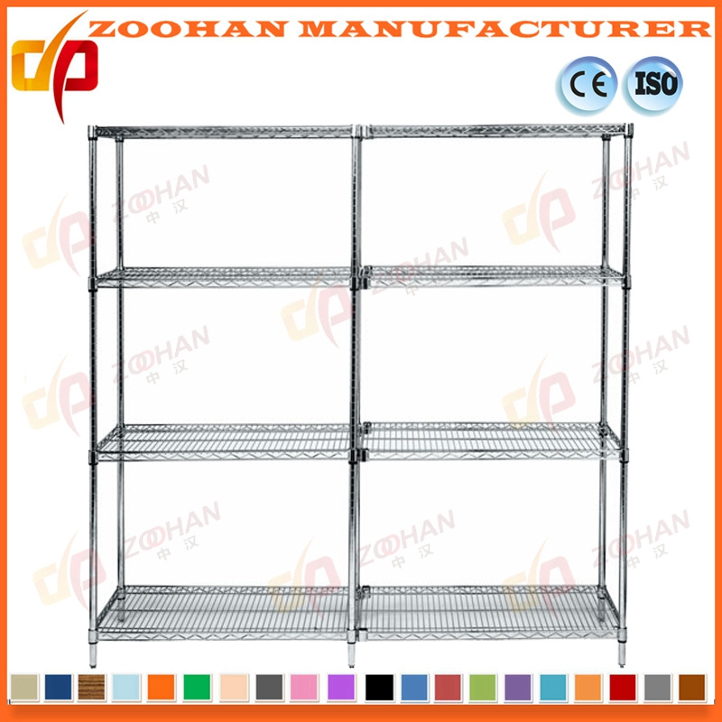 Chrome Wire Shelving Garage Cabinets Storage Shelf System Extension (Zhw94)