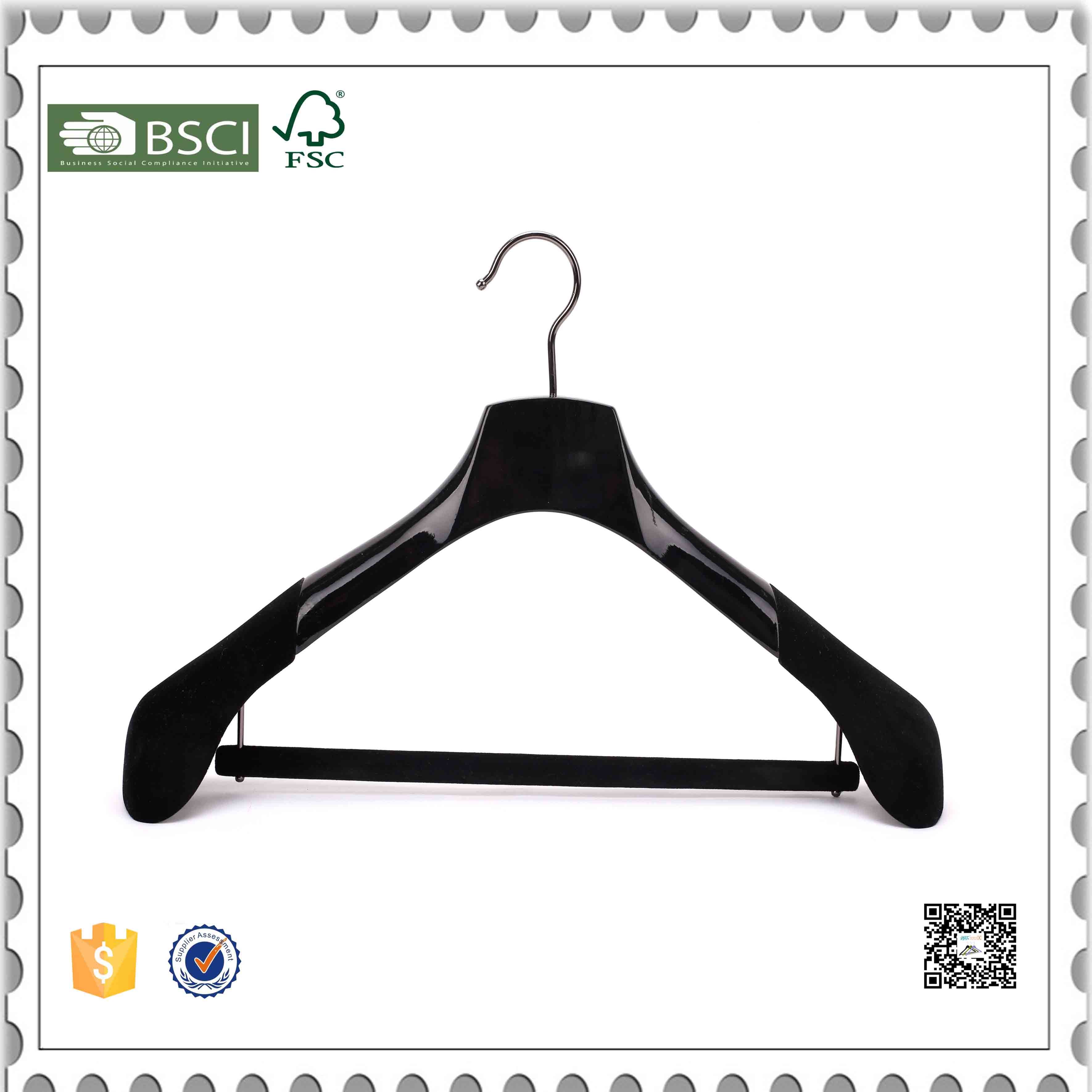 Wooden Pants Hanger with Clips Coat Hanger
