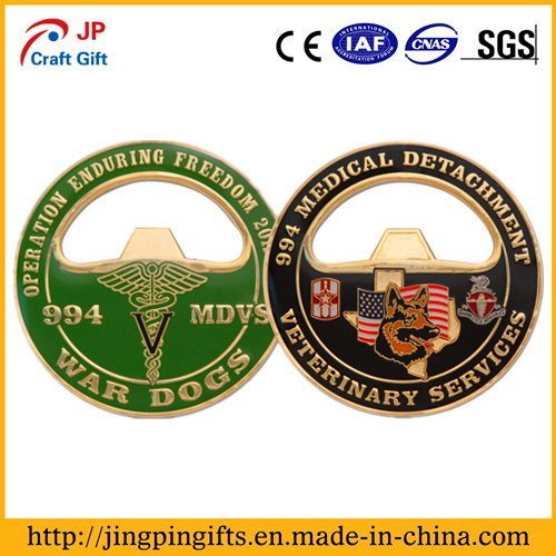 Customized Souvenir Metal Challenge Coin Bottle Opener 1