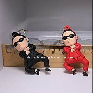 Plastic Action Figure Key Ring (hot)