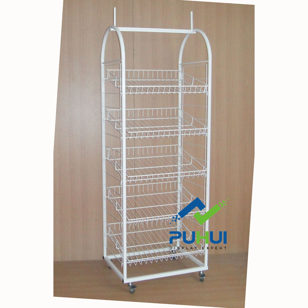 5 Layer Heavy Duty Floor Metal Shelf Rack (PHY532)