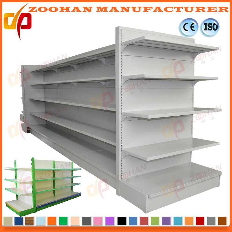 Steel Store Gondola Shelving Food Display Shelves Supermarket Shelf (Zhs94)