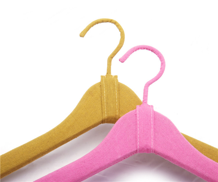 Cotton Fabric Cloth Coated Hangers (YLCT0s)