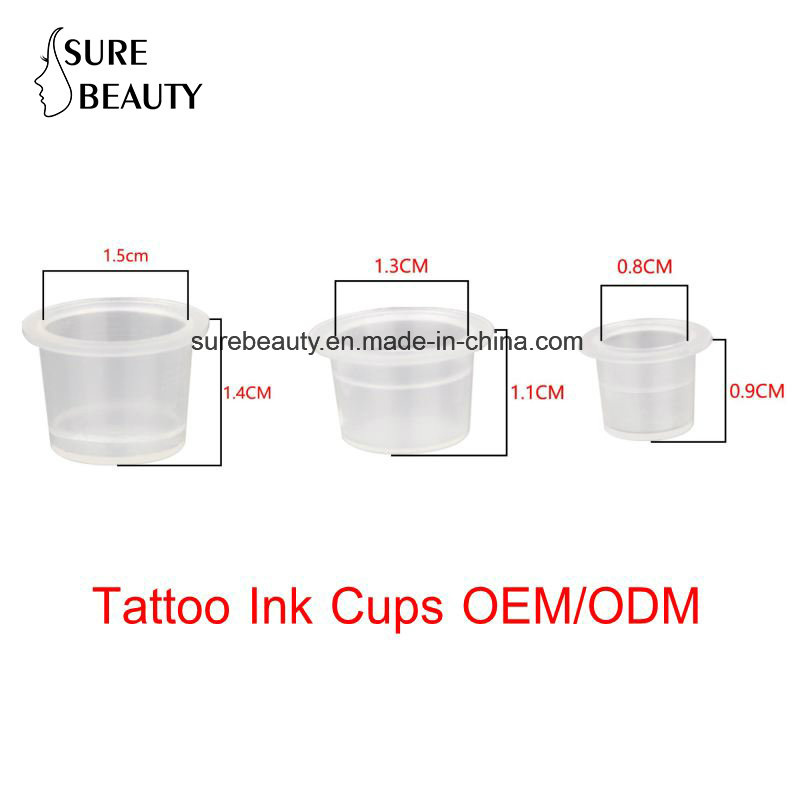 Professional Tattoo Supplies 3 Sizes Permanent Tattoo Pigment Microblading Tattoo Ink Cups