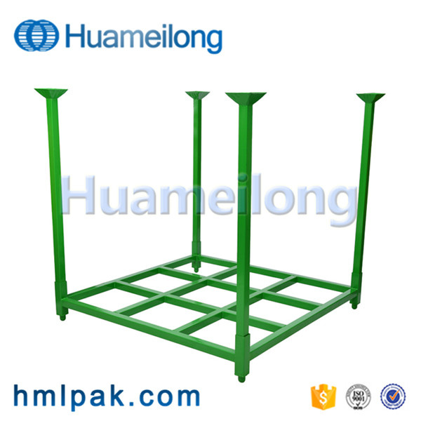 China Commercial Portable Stacking Mobile Detachable Metal Truck Tire Rack