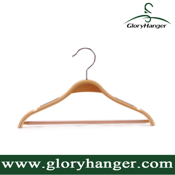 Wholesale Plywood Hanger with Anti Skid Round Rod