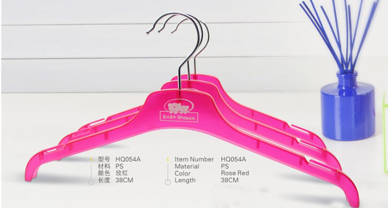 Cheap Luxury Clothes Plastic PS Hanger.