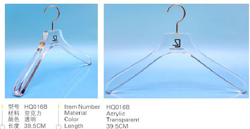 Hanger, Transparent Acrylic Hanger, Plastic Hanger, Clothing Hanger