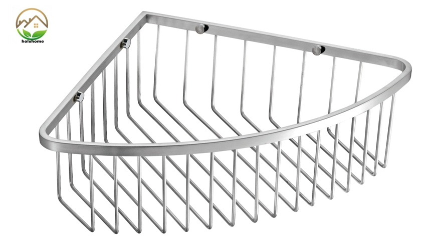 Stainless Steel Corner Basket of Bathroom Accessories From China