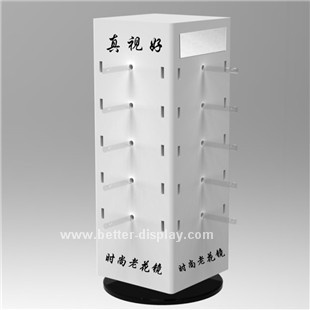 Rotating Eyeglass Display Rack with Logo Btr-E1041