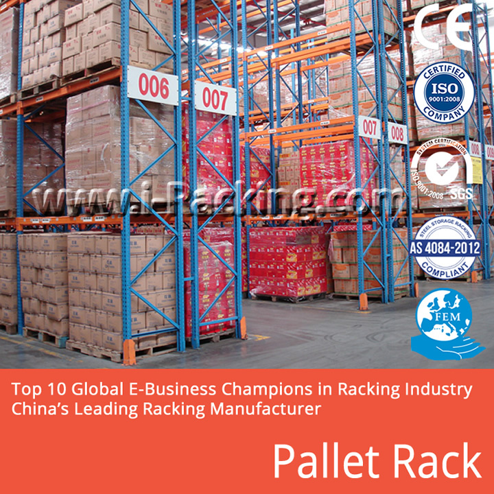 Heavy Duty Warehouse Steel Storage Pallet Racking