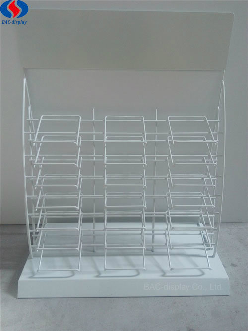 Metal Floor Quartz Stone Display Rack for Ceramic Tile with 7 Shelves