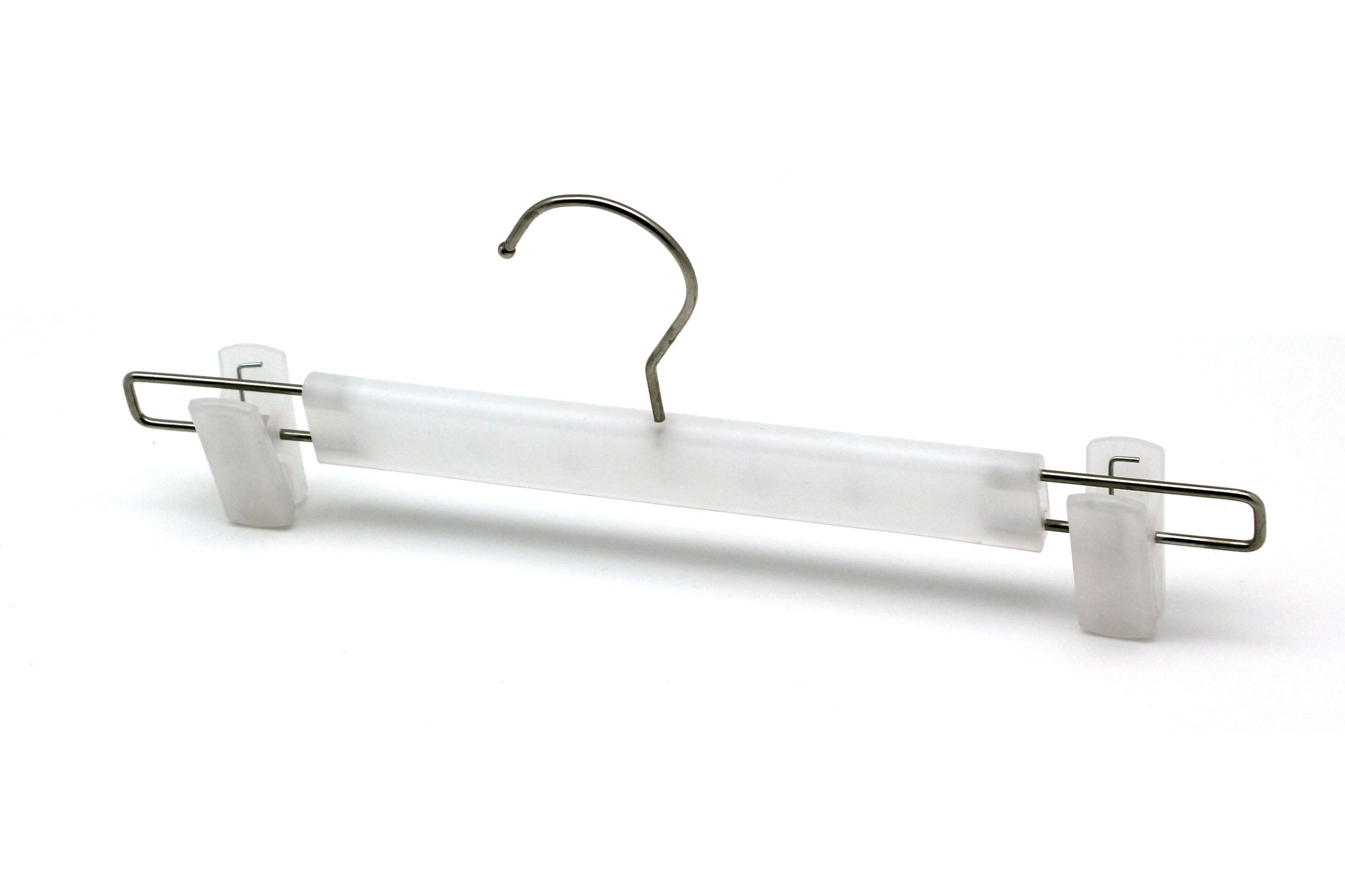 Plastic Wooden Pant Hanger with Adjustable Clips/Clamp