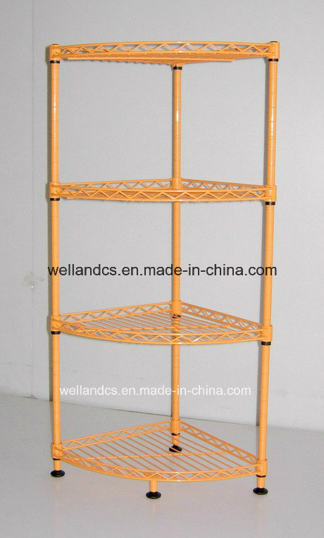 Triangle DIY Metal Wire Rack Storage Shelving with Corner Units