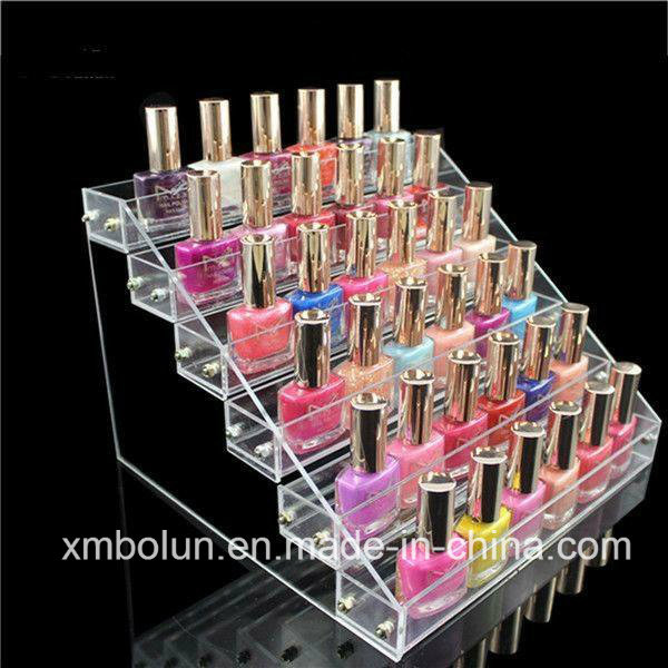 Hot Sale Custom Free Standing Nail Polish Display Stand Shelf Rack Wholesale From China