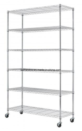 6 Tier NSF Commercial Chrome Metal Rack Shelf Wire 18
