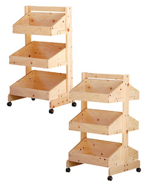 Food Wooden Rack for Display